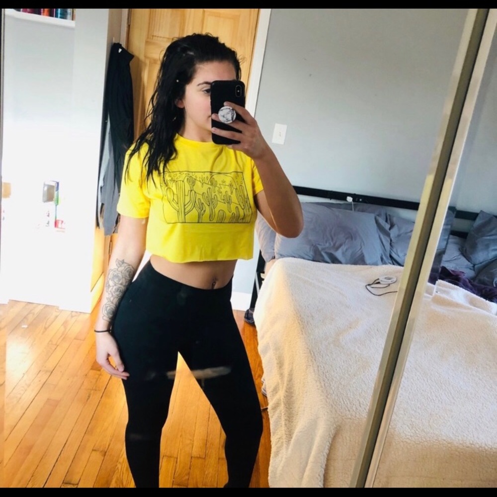 PACSUN CACTUS CROP TOP